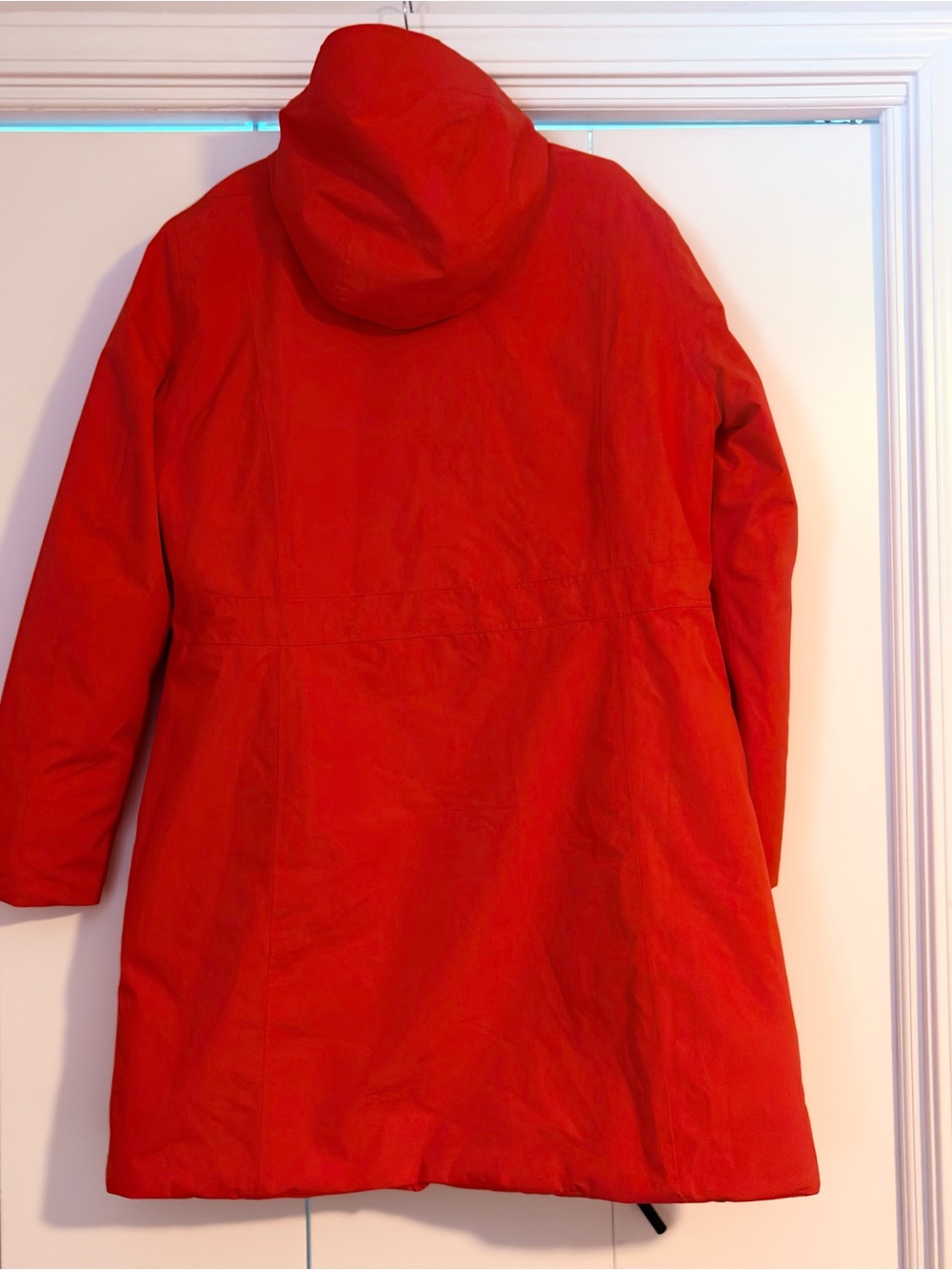 🏈Season🔥Lands' End Unisex Waterproof Insulated Red Hooded Stadium Parka XL/18 - Picture 6 of 10